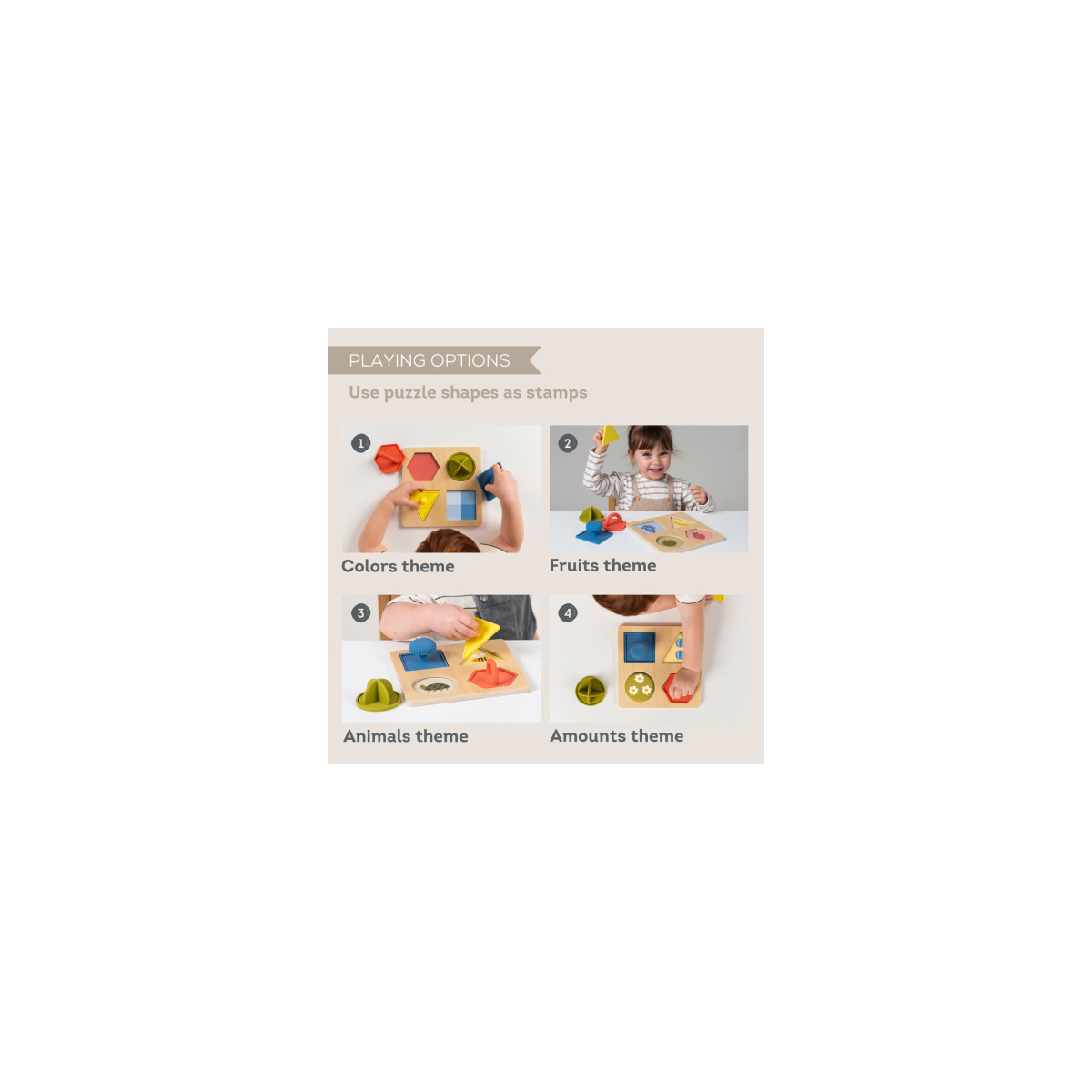 TAF TOYS MOJE PIERWSZE PUZZLE KSZTAŁTY