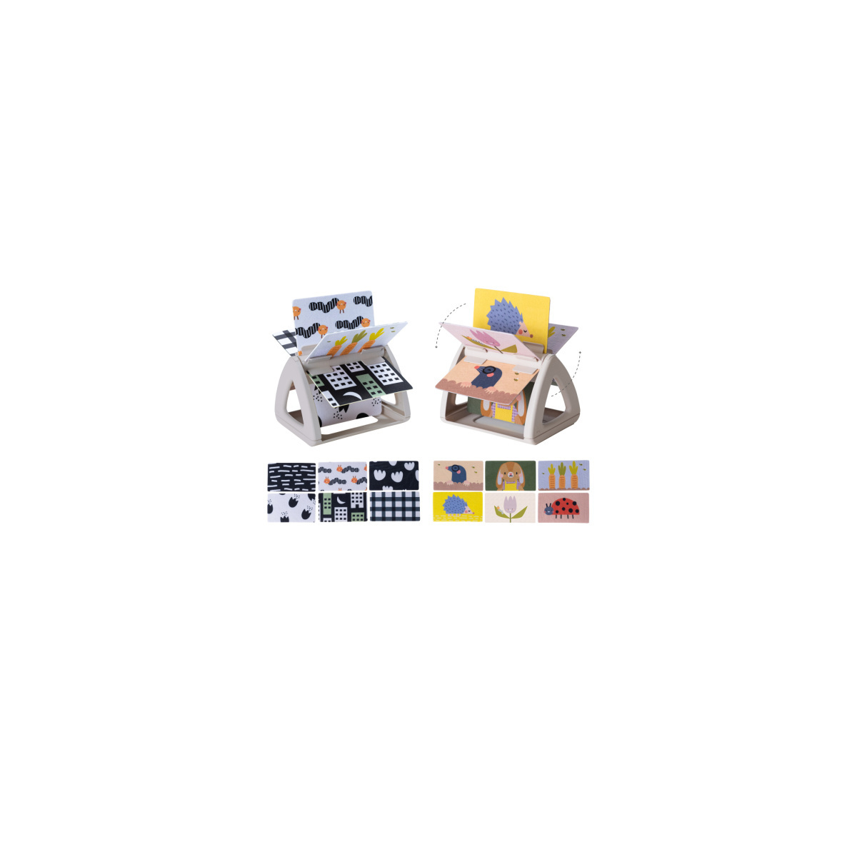 TAF TOYS KSIĄŻECZKA OBRACAJĄCA SIĘ TUMMY TIME