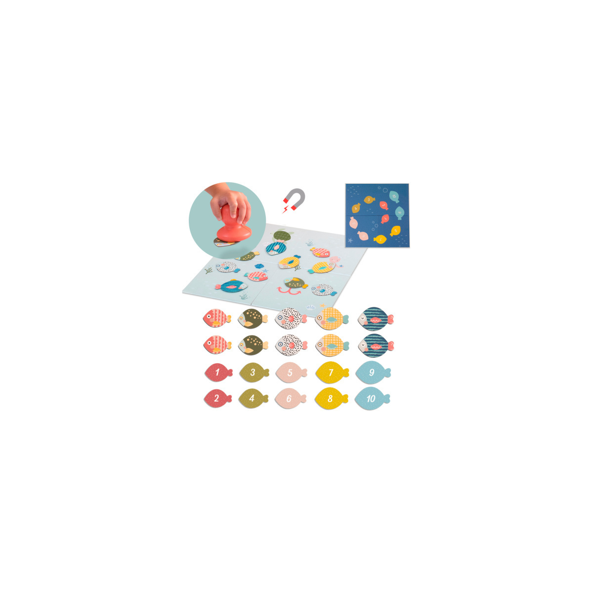 TAF TOYS - EASIER LEARNING - MAGNETYCZNE RYBKI