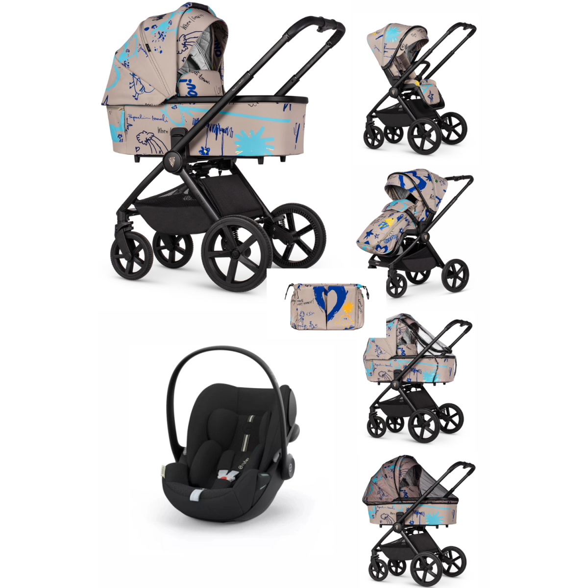 ZESTAW 3W1 VENICCI UPLINE 2 + CYBEX CLOUD G PLUS