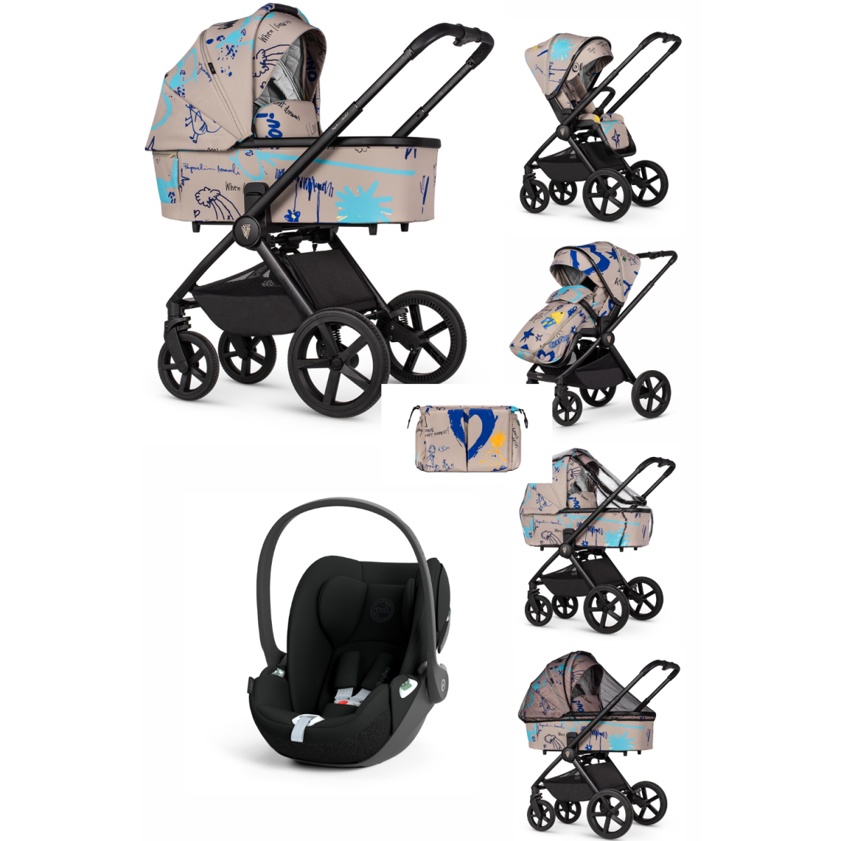 ZESTAW 3W1 VENICCI UPLINE 2 + CYBEX CLOUD T