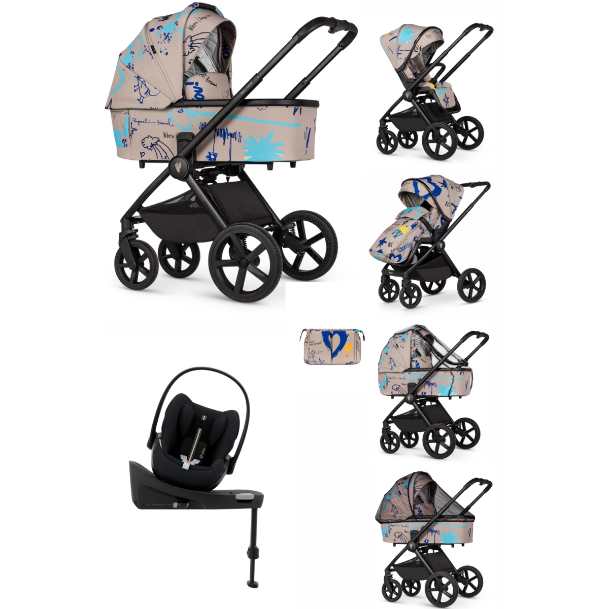 ZESTAW 4W1 VENICCI UPLINE 2 + CYBEX CLOUD G PLUS + BAZA ISOFIX