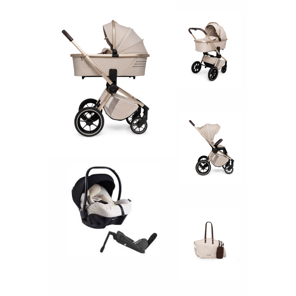 ZESTAW 4W1 MUUVO BOHO BROWN+ AVIONAUT PIXEL PRO 2.0C + BAZA ISOFIX