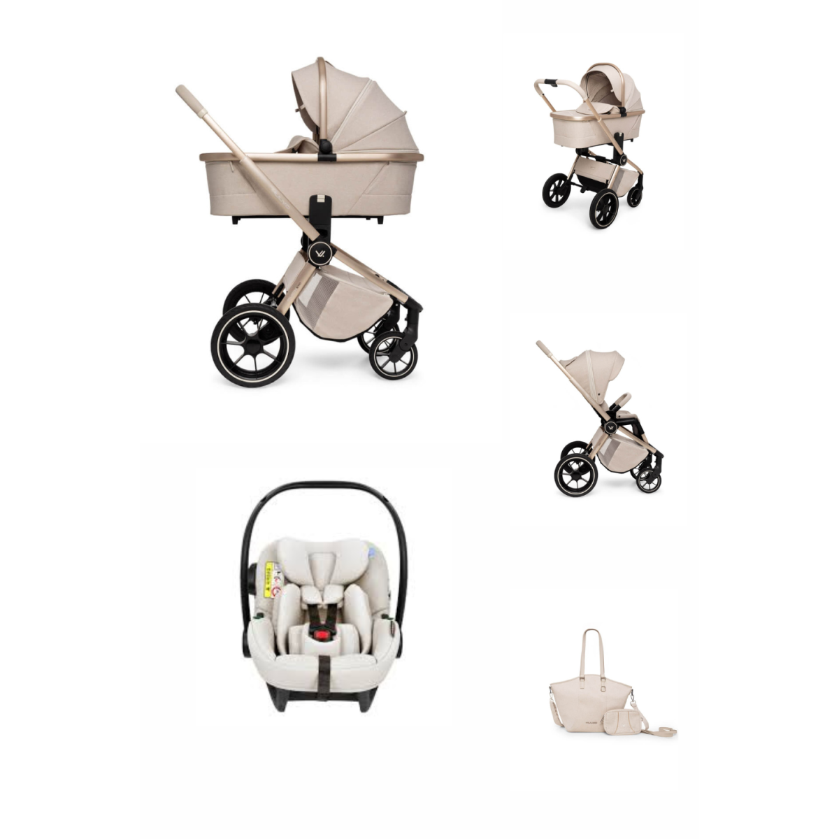 ZESTAW 3W1 MUUVO BOHO BEIGE + AVIONAUT PIXEL PRO