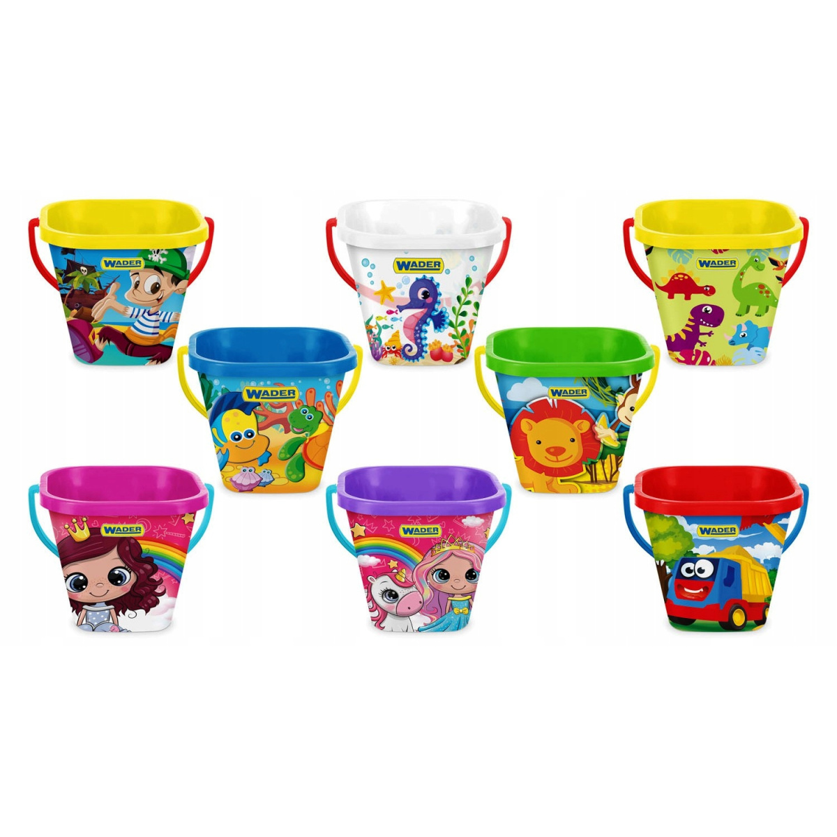 WIADRO KWADRATOWE 2L