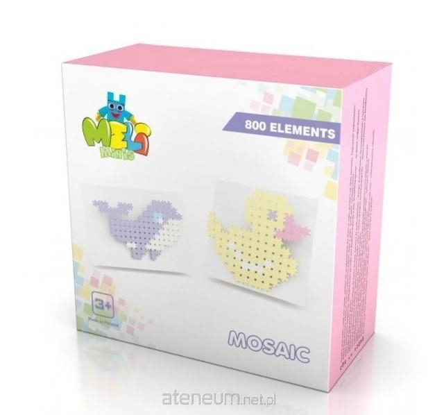 KLOCKI MELI MINIS PASTEL 800 SZT