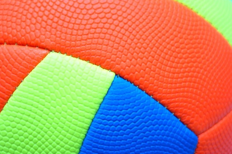 Piłka siatkowa Fancy nie-pom-żół 1053011