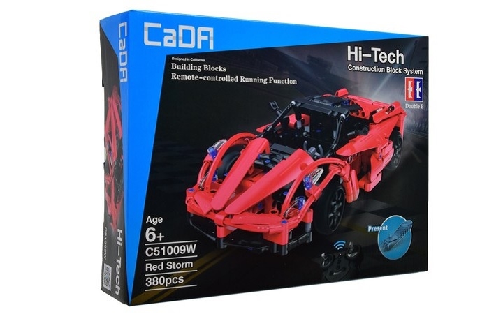 *****Cada Klocki Wyścigówka czerw.C51009W 54594