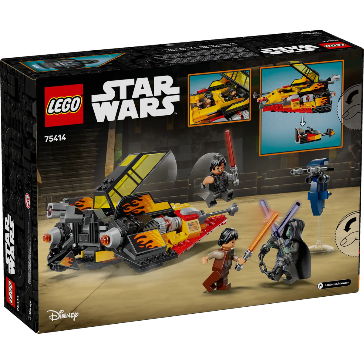 LEGO 75414 STAR WARS PŁOMIENNY ŚMIGACZ ŚNIEŻNY