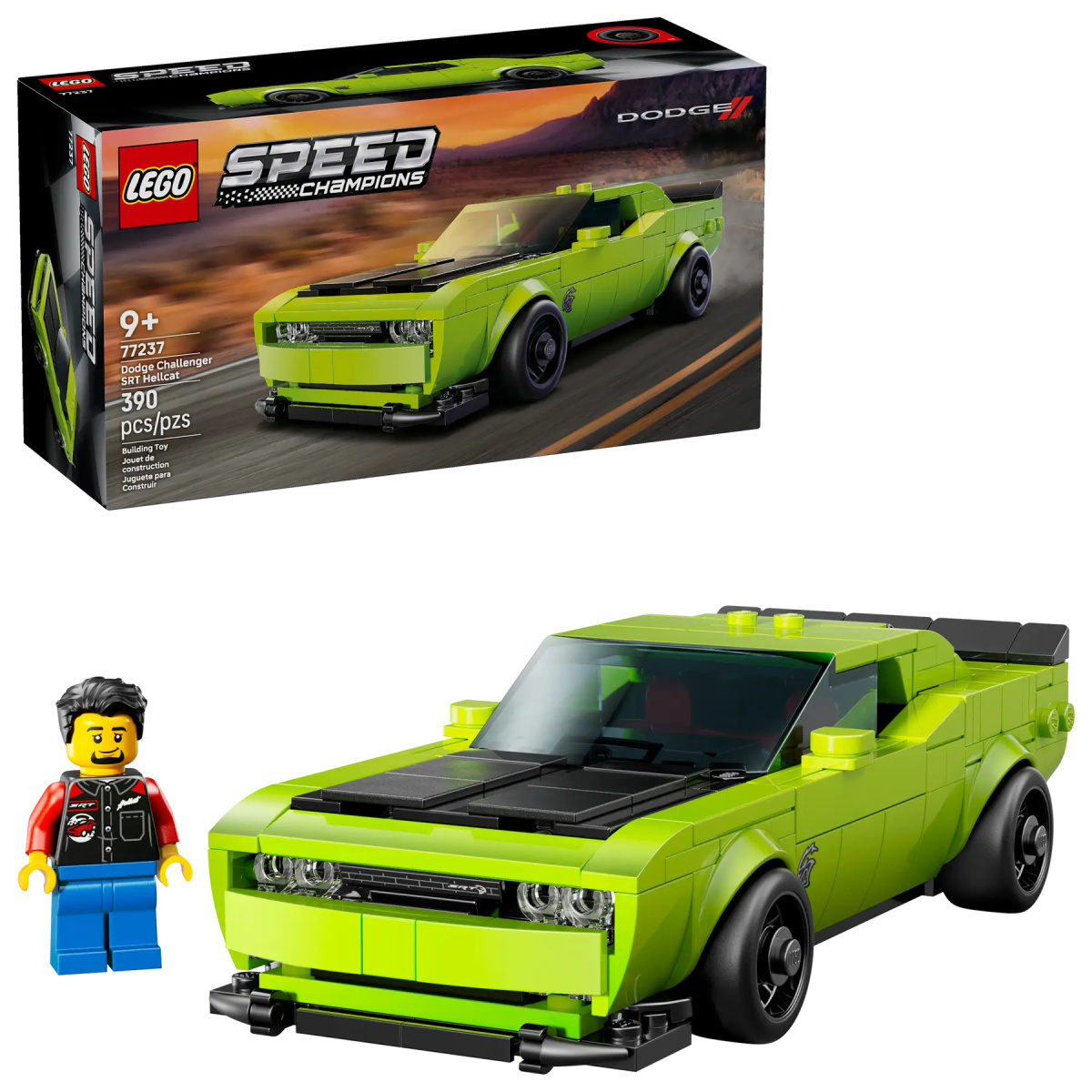 LEGO 77237 CHAMPIONS DODGE CHALLENGER