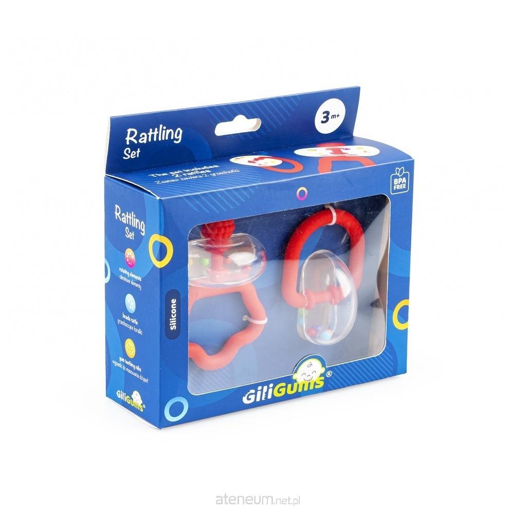 DUMEL ZESTAW GRZECHOCZĄCY CZERWONY