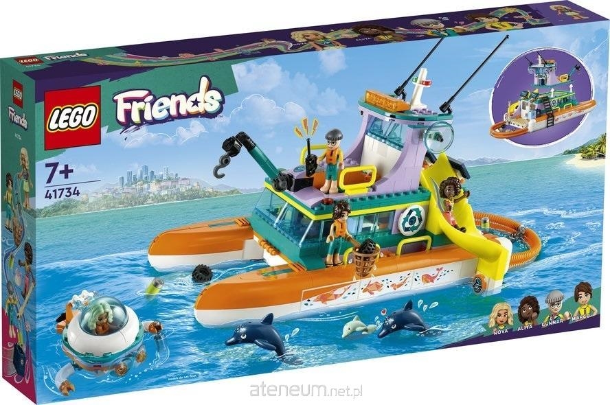 41734 LEGO FRIENDS MORSKA ŁÓDŹ RATUNKOWA