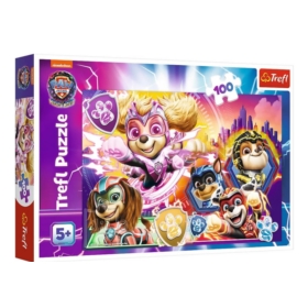 Puzzle 100el. Poznaj Mighty Pups Trefl 16460
