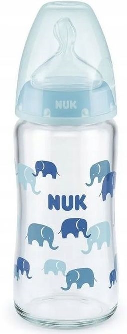 NUK BUTELKA SZKŁO FIRST CHOICE 240ML 0-6M SILIKON