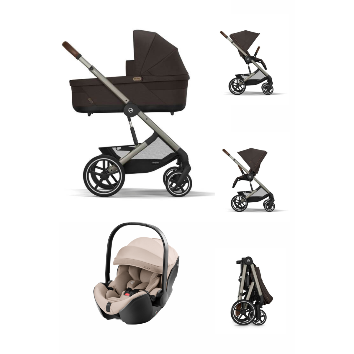 ZESTAW 3W1 CYBEX BALIOS S LUX + BRITAX BABY SAFE PRO