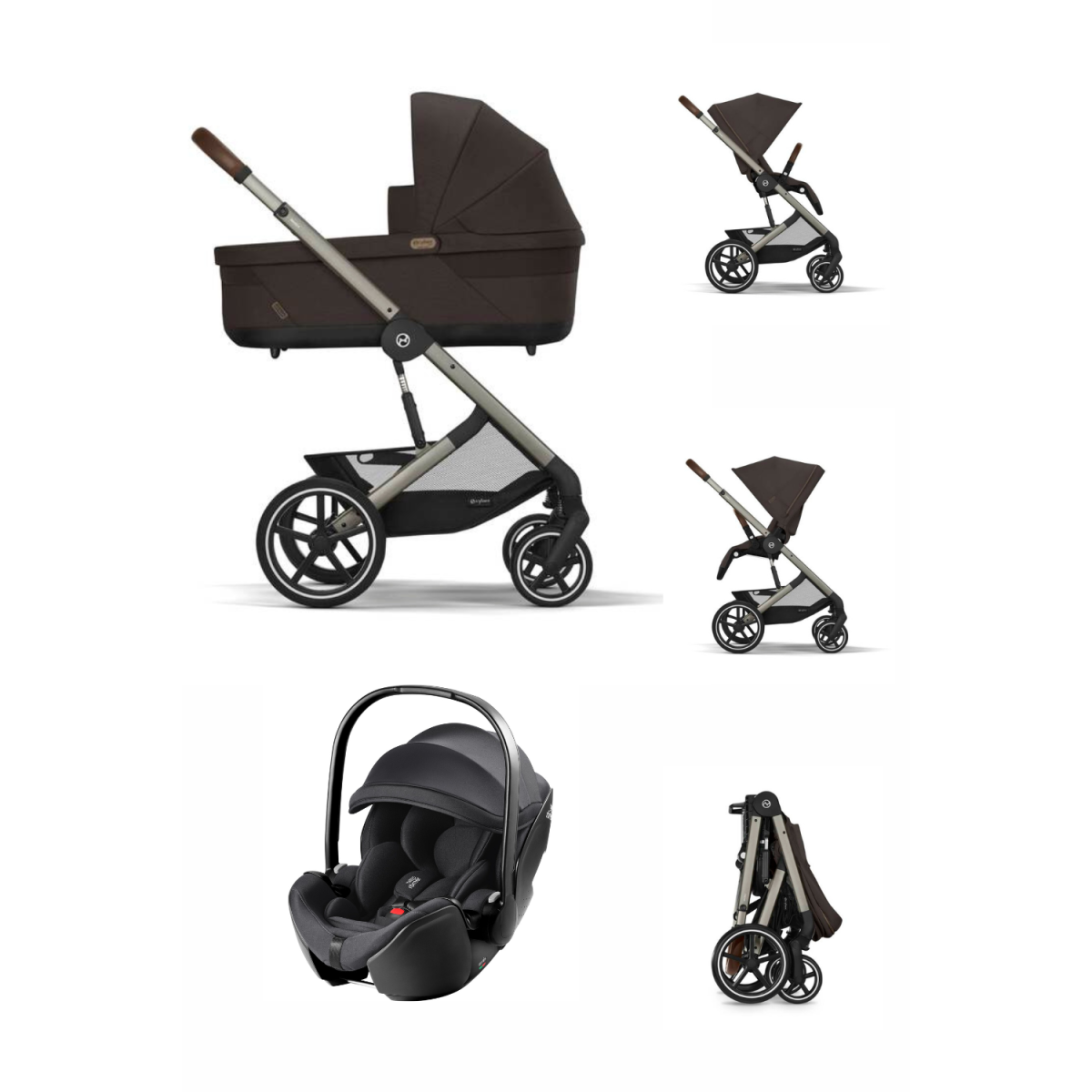 ZESTAW 3W1 CYBEX BALIOS S LUX + BRITAX BABY SAFE PRO
