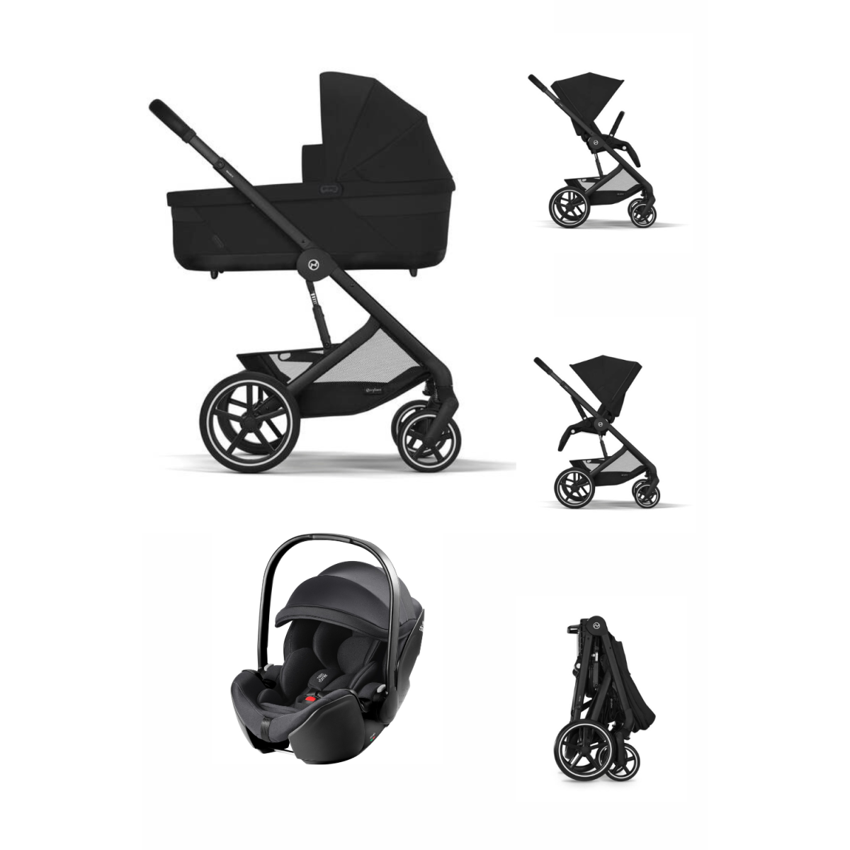 ZESTAW 3W1 CYBEX BALIOS S LUX + BRITAX BABY SAFE PRO