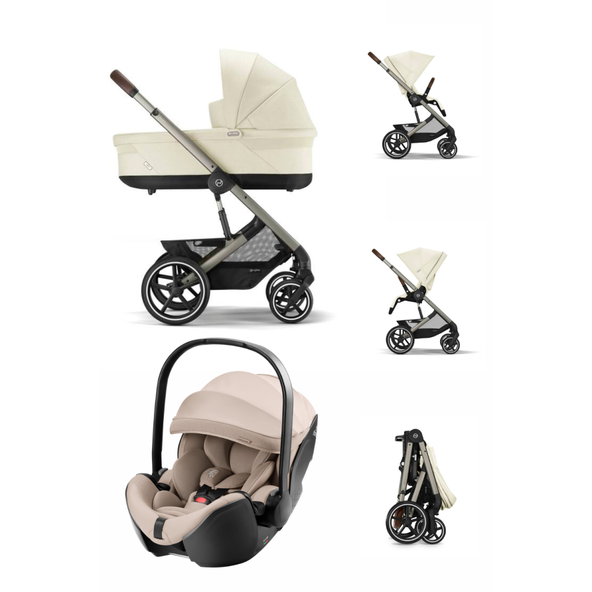 ZESTAW 3W1 CYBEX BALIOS S LUX + BRITAX BABY SAFE PRO