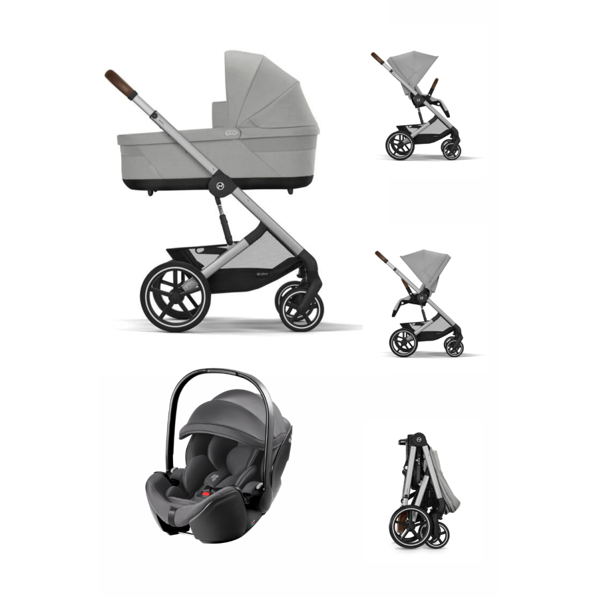ZESTAW 3W1 CYBEX BALIOS S LUX + BRITAX BABY SAFE PRO