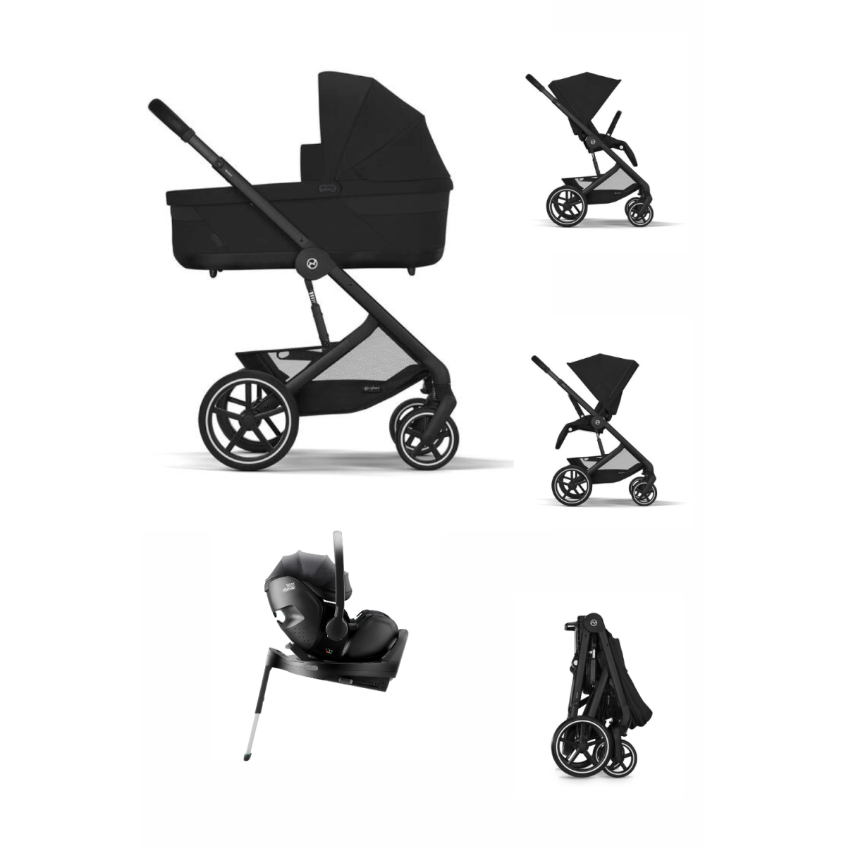 ZESTAW 4W1 CYBEX BALIOS S LUX + BRITAX BABY SAFE PRO + BAZA ISOFIX