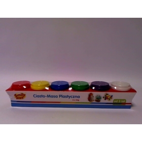 SMILY PLAY CIASTOLINA - MASA PLASTYCZNA 6szt.
