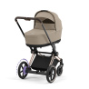 CYBEX E-PRIAM 4.0 COZY BEIGE ROSE GOLD 2W1