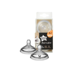 TOMMEE TIPPEE SMOCZEK SILIKONOWY 6+ ŚREDNI