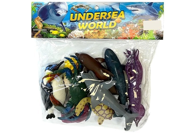 Zestaw Edukacyjny Zwierząt Morskich Figurki Delfin