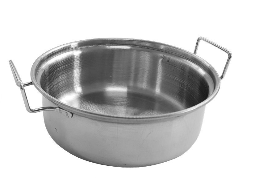 Zestaw Naczyń Garnków Mały Kucharz Stal Nierdzewna