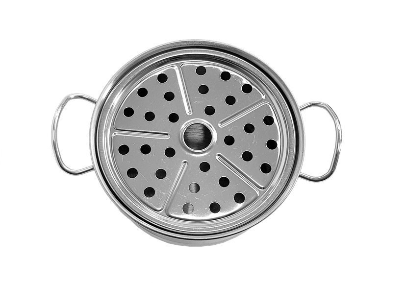 Zestaw Naczyń Garnków Mały Kucharz Stal Nierdzewna