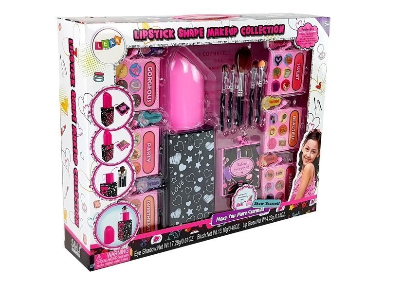 Zestaw Piękności Makijaż Błyszczyk Cienie Do Powie