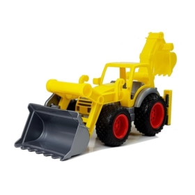 Traktor Koparka Łyżka Gumowe Koła 