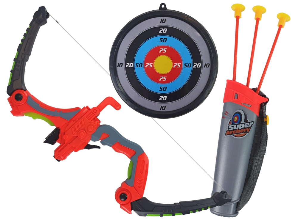 Zestaw Strzelecki Łuk Tarcza Strzały Przyssawki Po