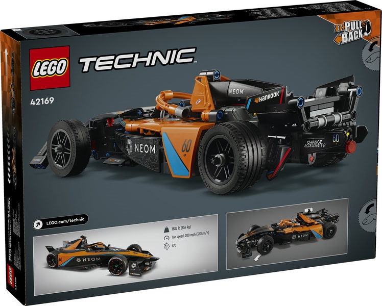 Klocki LEGO TECHNIC NEOM MCLAREN FORMULA E RACE CA