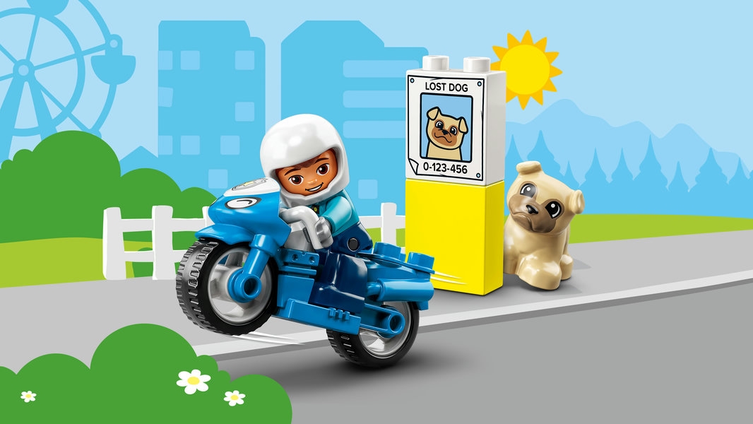 10967 LEGO DUPLO TOWN Motocykl Policyjny