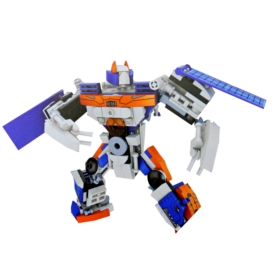 Klocki Konstrukcyjne Kosmiczne Satelita 2w1 Robot