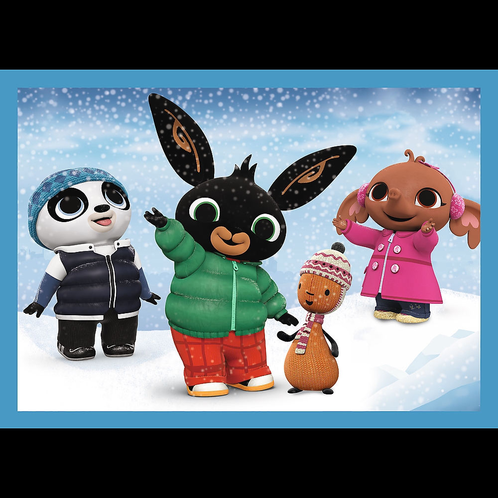 PUZZLE 4w1 12/15/20/24 Wesoły Bing 34631