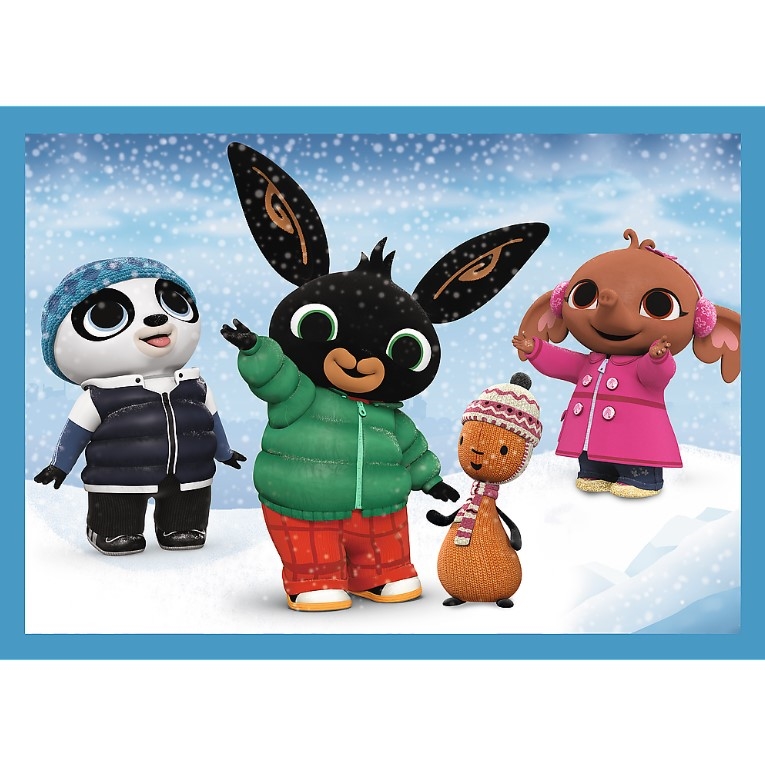 PUZZLE 4w1 12/15/20/24 Wesoły Bing 34631