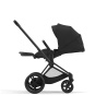 CYBEX E-PRIAM 4.0 SEPIA BLACK MATT BLACK 2W1