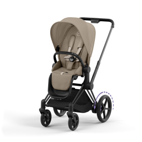 CYBEX E-PRIAM 4.0 COZY BEIGE MATT BLACK 2W1