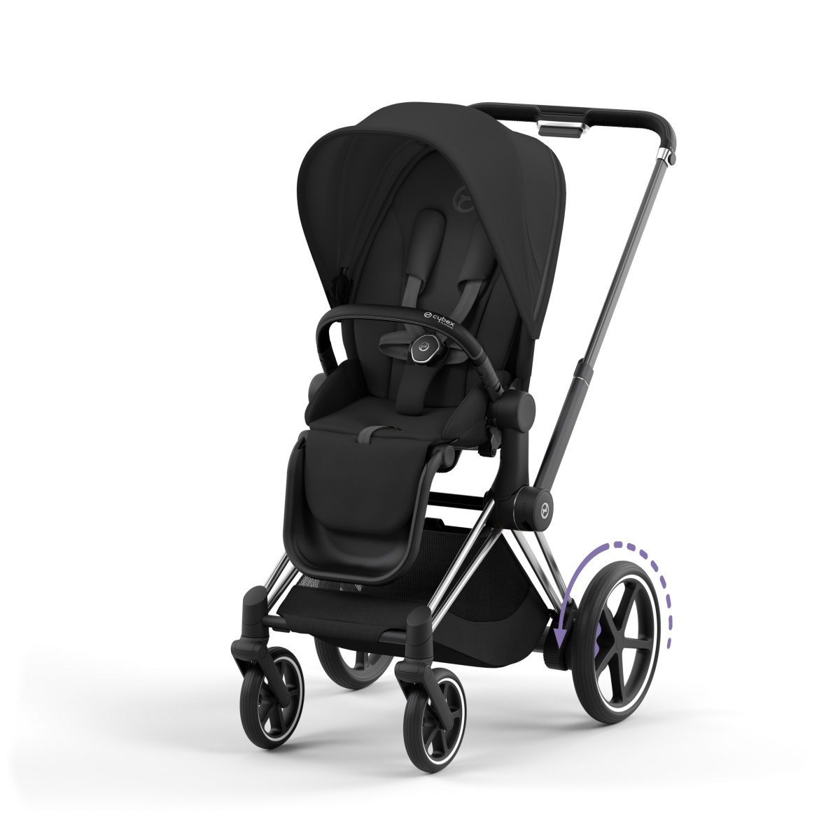 CYBEX E-PRIAM 4.0 SEPIA BLACK CHROME BLACK