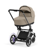 CYBEX E-PRIAM 4.0 COZY BEIGE CHROME BLACK 2W1