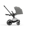 CYBEX E-PRIAM 4.0 MIRAGE GREY CHROME BLACK 2W1