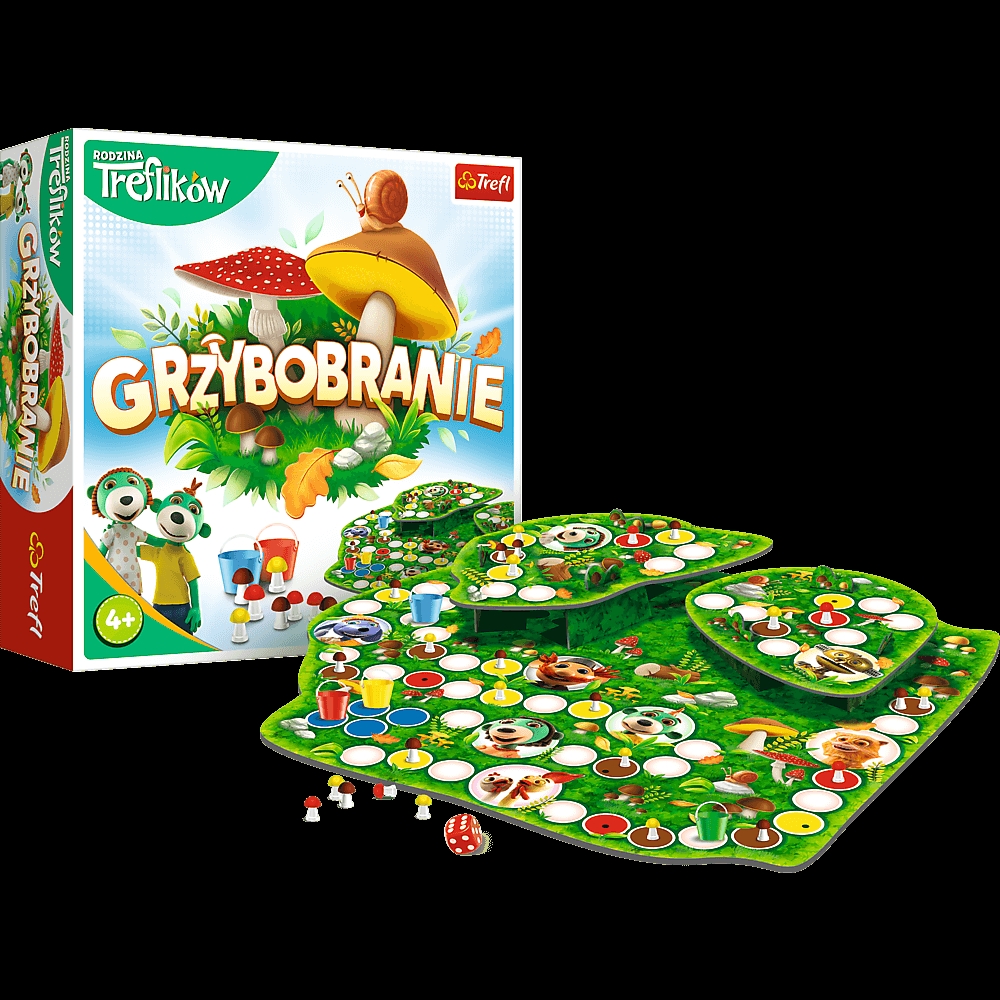 Gra Planszowa Grzybobranie Rodzina Treflików 02035