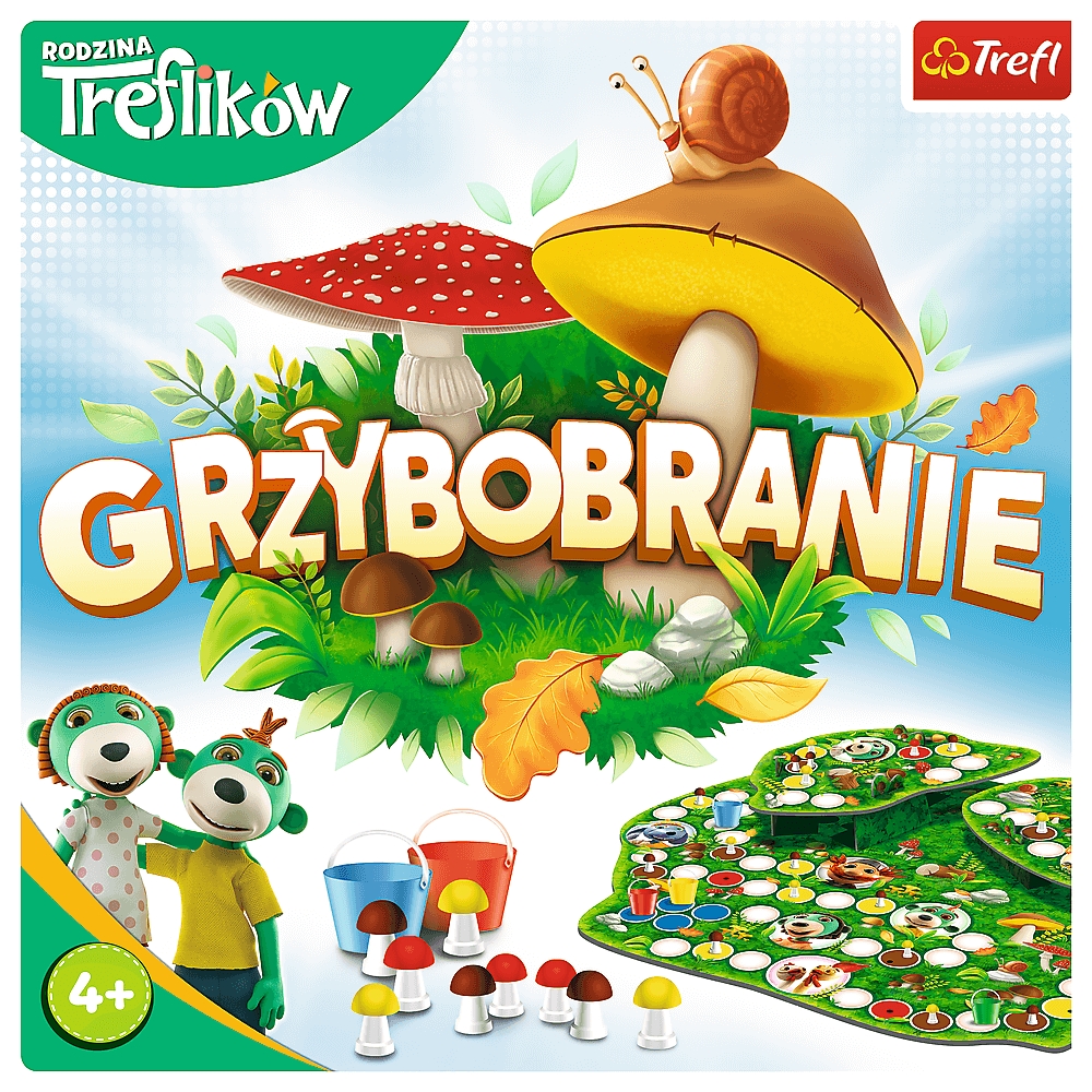 Gra Planszowa Grzybobranie Rodzina Treflików 02035