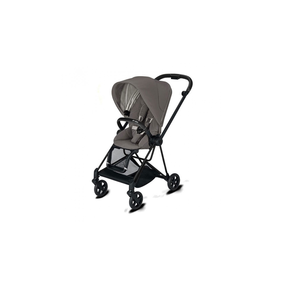 CYBEX MIOS 2.0 MATT BLACK + TAPICERKA SOHO GREY