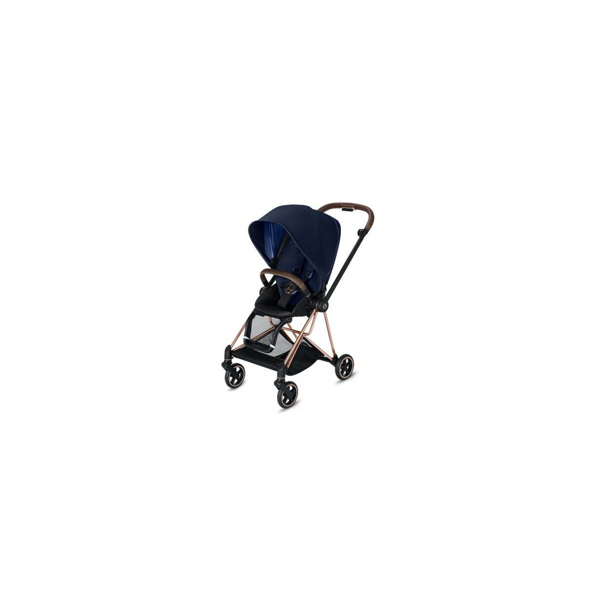 CYBEX MIOS 2.0 ROSE GOLD + TAPICERKA NAVY BLUE