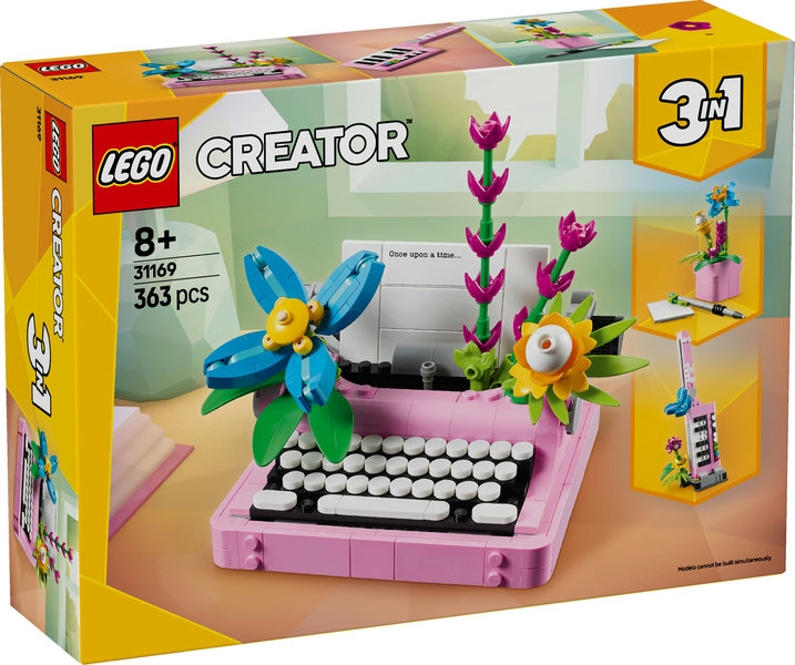 31169 LEGO CREATOR MASZYNA DO PISANIA Z KWIATAMI