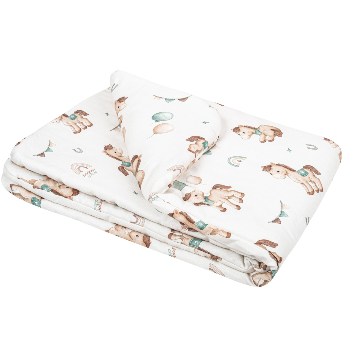 BONJOUR BAMBUSOWA KOŁDERKA KONIKI 65X75