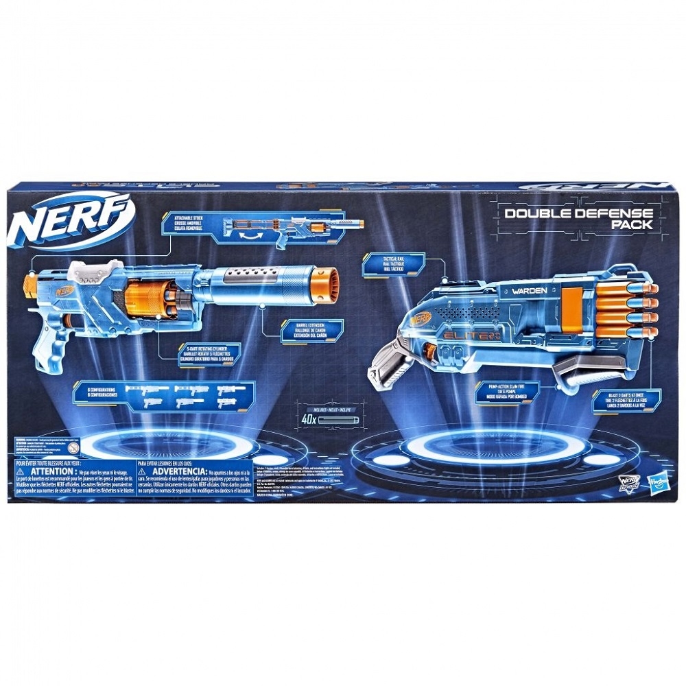 *****NERF Elite 2.0 Double Defense pack F5033 /3